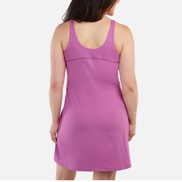 Elle Sport Women's Active Tank Dress Pink - Picture 2 of 4